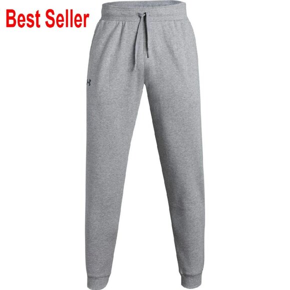 Men's Fleece Jogger Pants Athletic Comfort Fit Tapered Leg Casual Wear